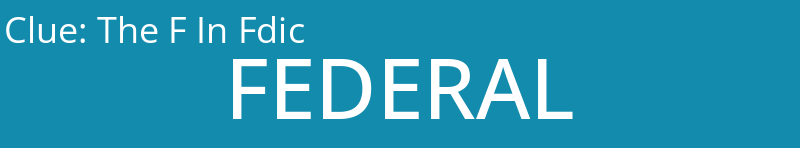 The F In Fdic
