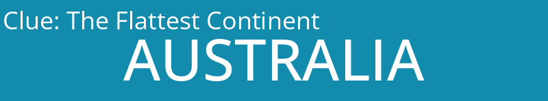 The Flattest Continent