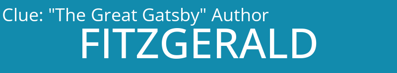 "The Great Gatsby" Author