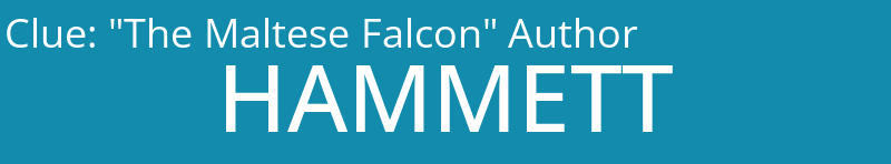 "The Maltese Falcon" Author