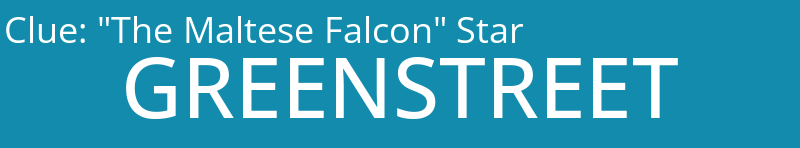 "The Maltese Falcon" Star