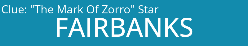 "The Mark Of Zorro" Star