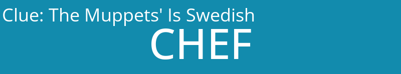 The Muppets' Is Swedish