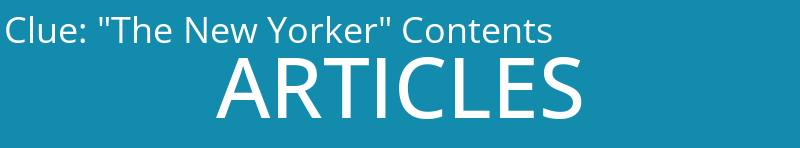 "The New Yorker" Contents