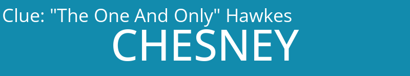 "The One And Only" Hawkes