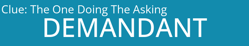 The One Doing The Asking