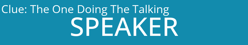 The One Doing The Talking