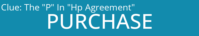 The "P" In "Hp Agreement"