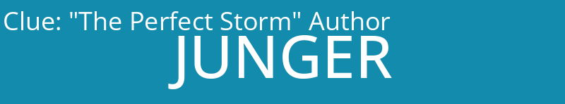 "The Perfect Storm" Author