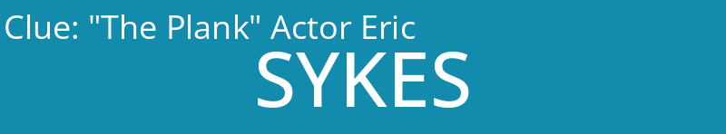 "The Plank" Actor Eric