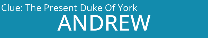 The Present Duke Of York