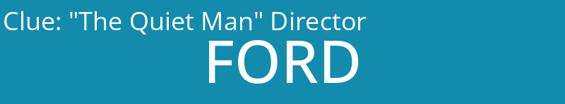 "The Quiet Man" Director