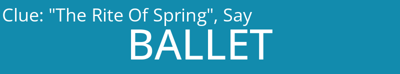 "The Rite Of Spring", Say