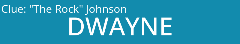 "The Rock" Johnson