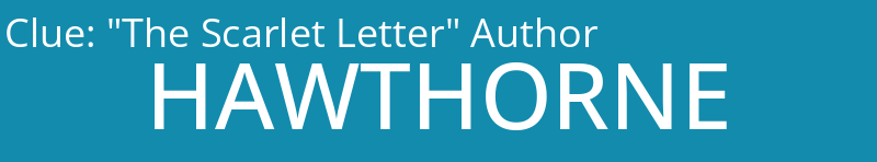 "The Scarlet Letter" Author