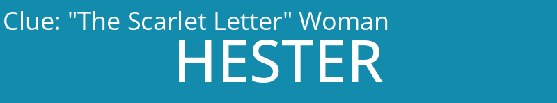 "The Scarlet Letter" Woman