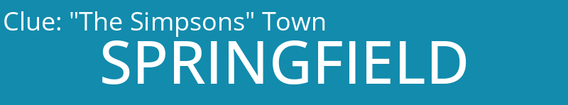 "The Simpsons" Town