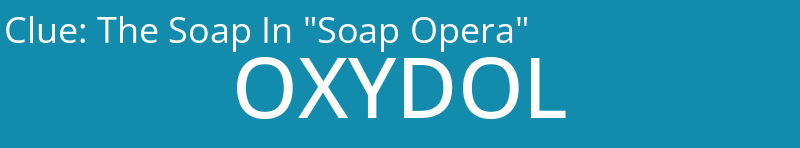 The Soap In "Soap Opera"