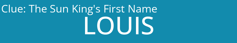 The Sun King's First Name