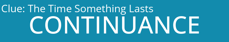 The Time Something Lasts