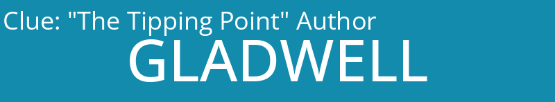 "The Tipping Point" Author