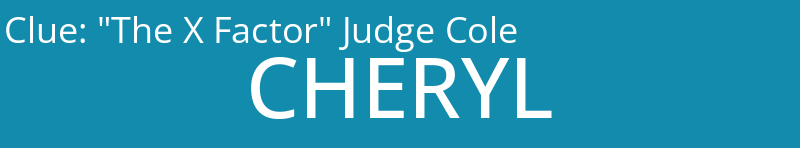 "The X Factor" Judge Cole