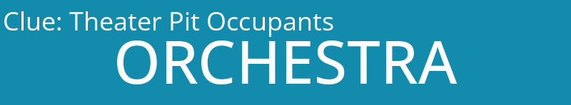 Theater Pit Occupants