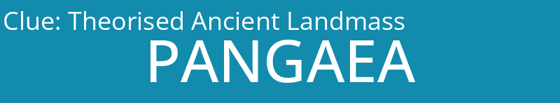 Theorised Ancient Landmass