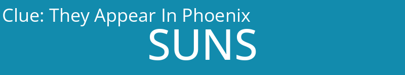 They Appear In Phoenix