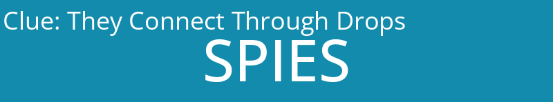 They Connect Through Drops