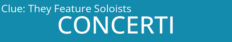 They Feature Soloists