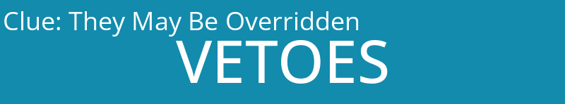 They May Be Overridden