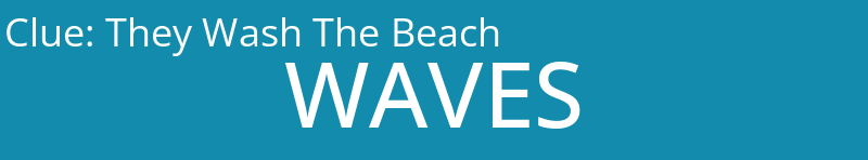 They Wash The Beach