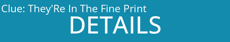 They'Re In The Fine Print