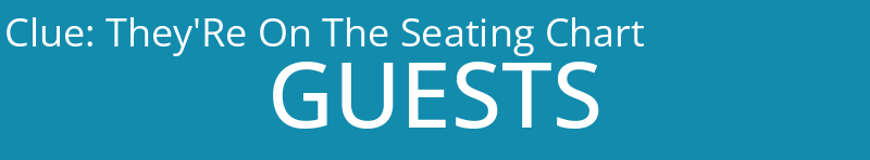 They'Re On The Seating Chart