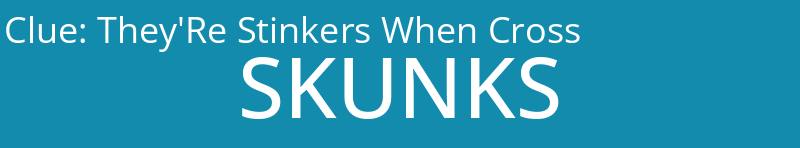 They'Re Stinkers When Cross