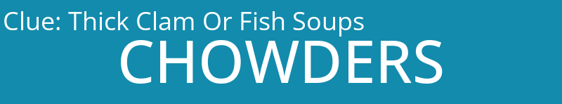 Thick Clam Or Fish Soups