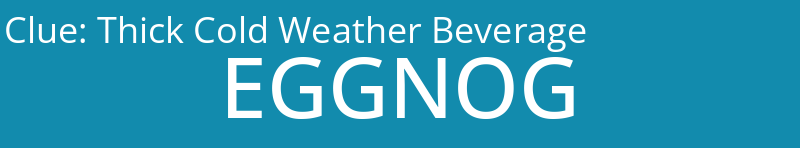 Thick Cold Weather Beverage