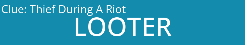 Thief During A Riot