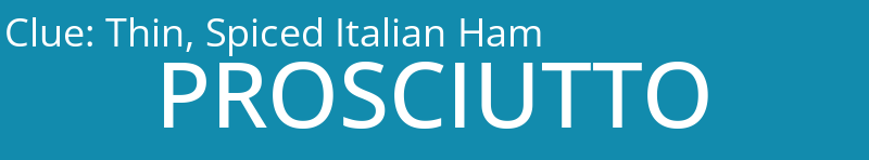 Thin, Spiced Italian Ham