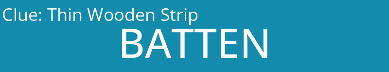 Thin Wooden Strip
