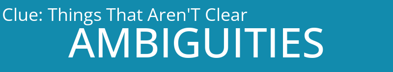 Things That Aren'T Clear