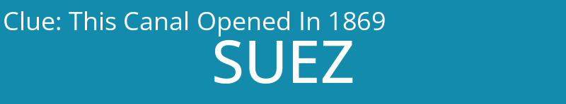 This Canal Opened In 1869