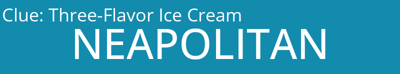 Three-Flavor Ice Cream