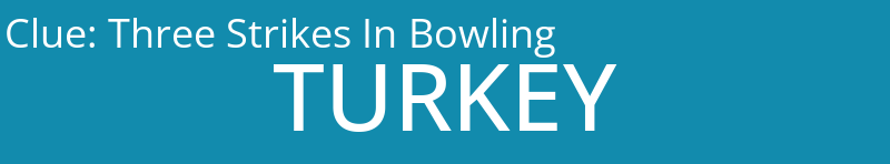 Three Strikes In Bowling