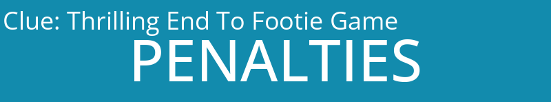 Thrilling End To Footie Game