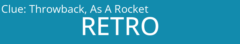 Throwback, As A Rocket
