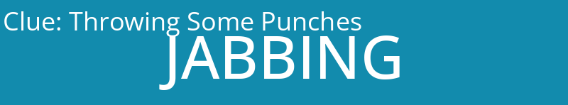 Throwing Some Punches