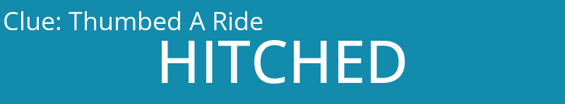Thumbed A Ride