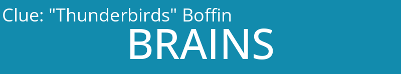 "Thunderbirds" Boffin